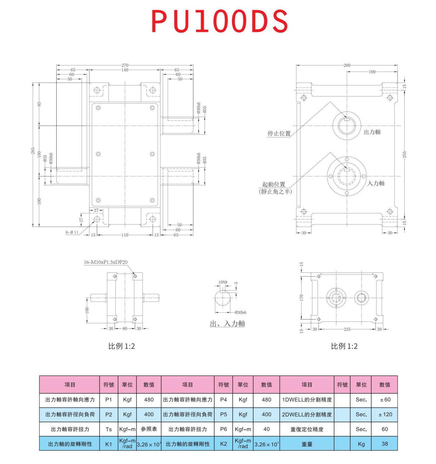 平行型PU凸轮分割器(图6)