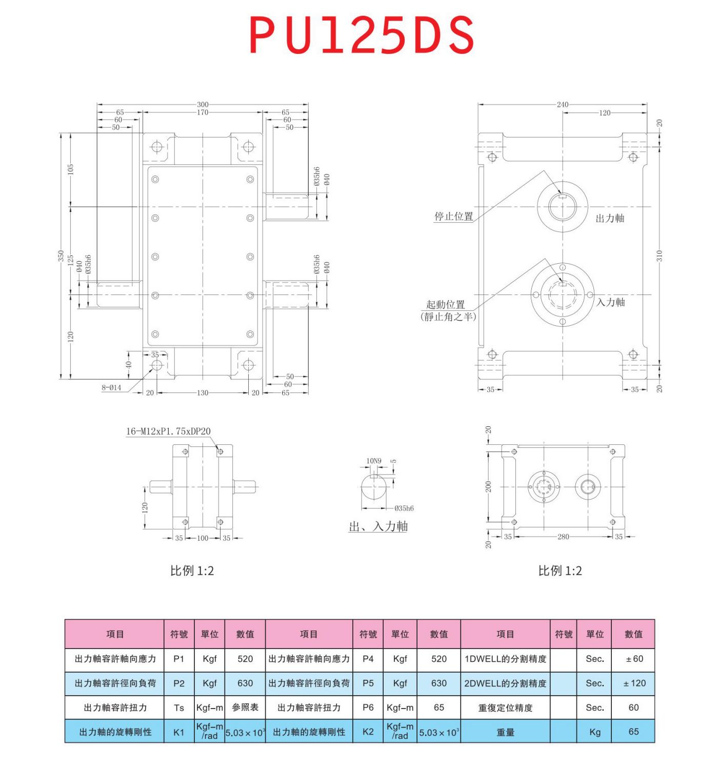 平行型PU凸轮分割器(图7)