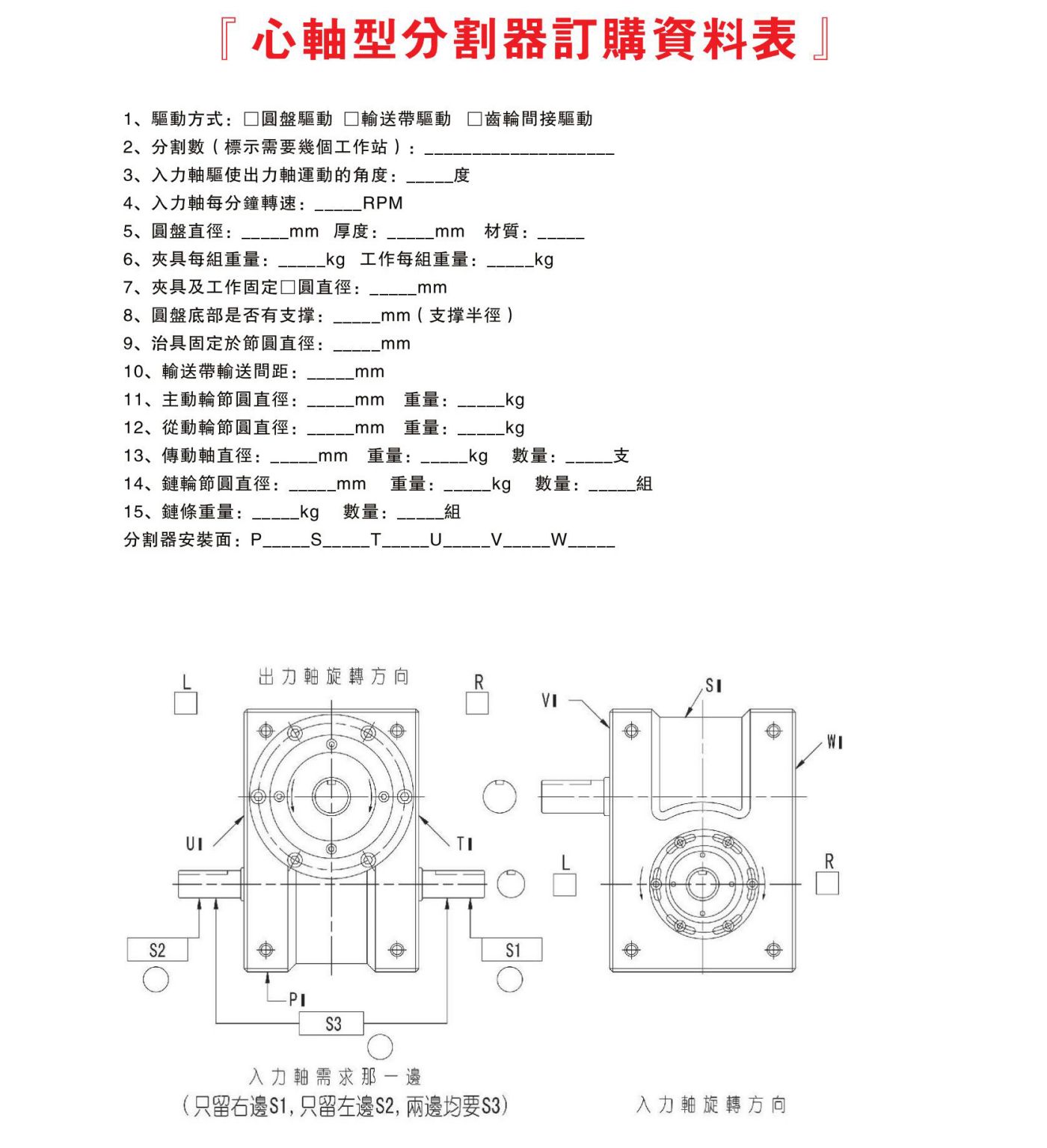 心轴型DS凸轮分割器(图15)